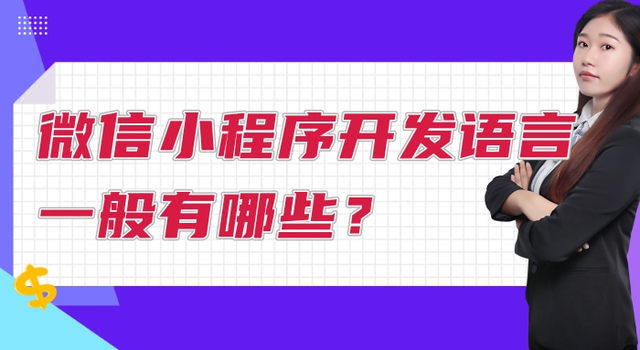 微信小程序开发语言一般有哪些？
